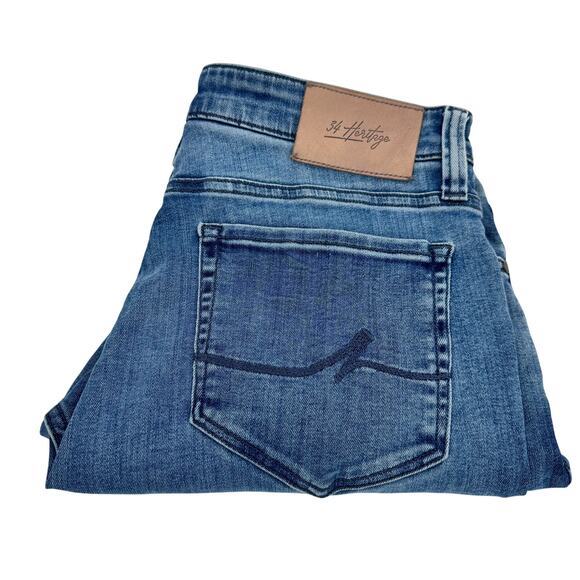 34 Heritage Jeans Mens 32x32 (33x31 ACTUAL) Courage Straight Leg Blue Denim - Picture 1 of 9